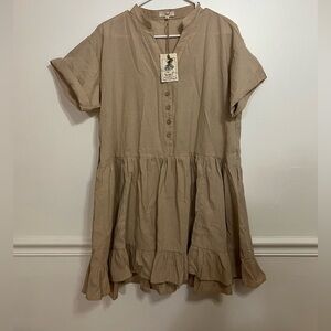 NWT Easel Boutique Tunic Babydoll Top Medium